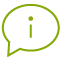 green chat bubble icon